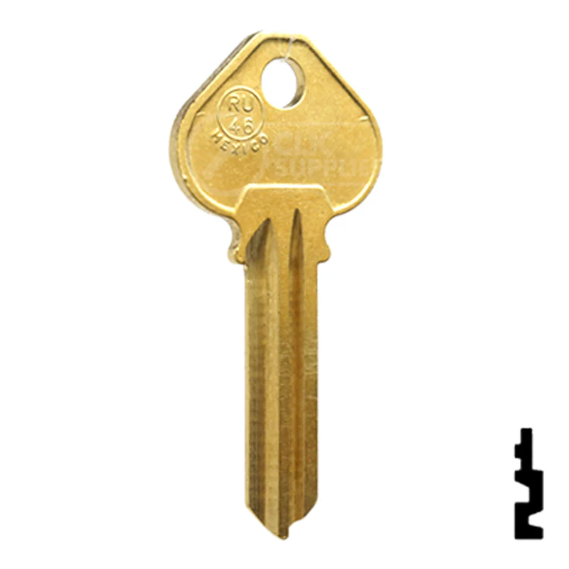Uncut Key Blank | Corbin Russwin | RU46-BR, A1011D1 - Image 15
