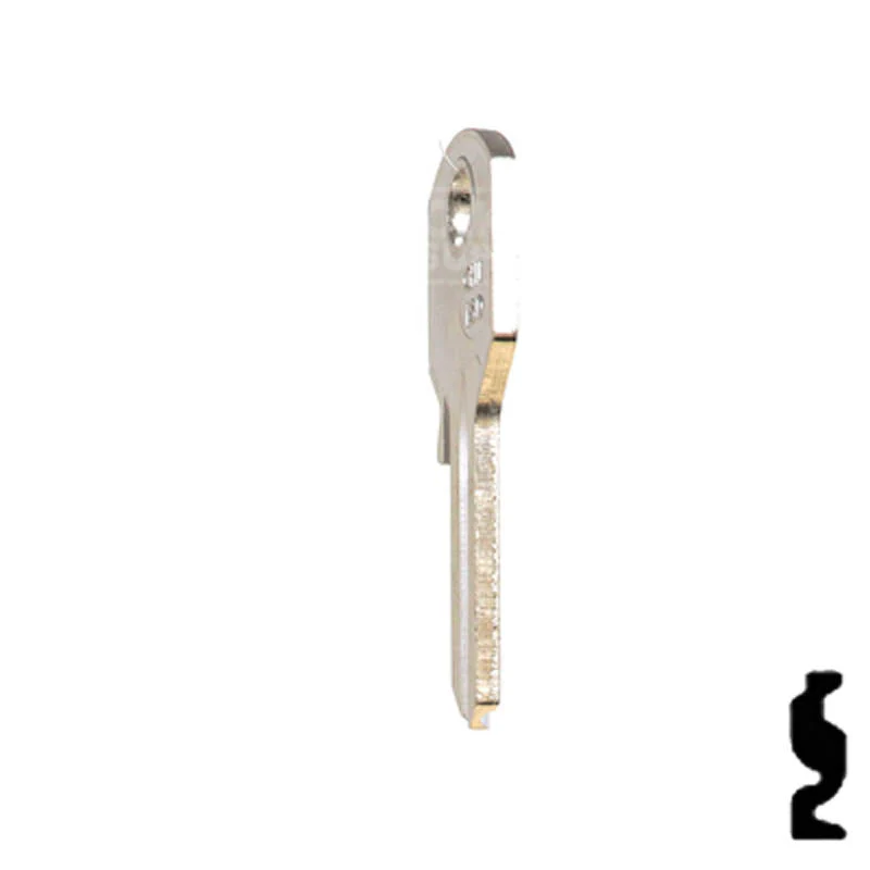Uncut Key Blank | Chicago | S1041JA, KP9 - Image 8