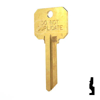 Uncut DND Key Blank | Sargent | S22, 01007LA - Image 22