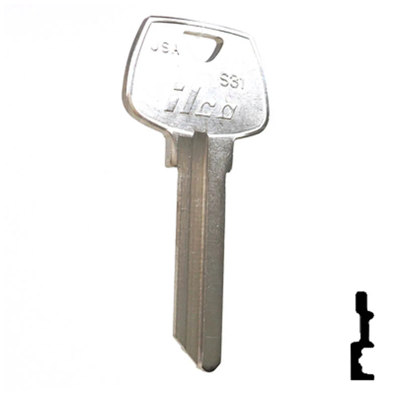 Uncut Key Blank | Sargent | S31, N1007RMA - Image 3