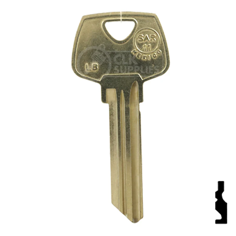 Uncut Key Blank | Sargent | SAR-11, O1007LB - Image 13