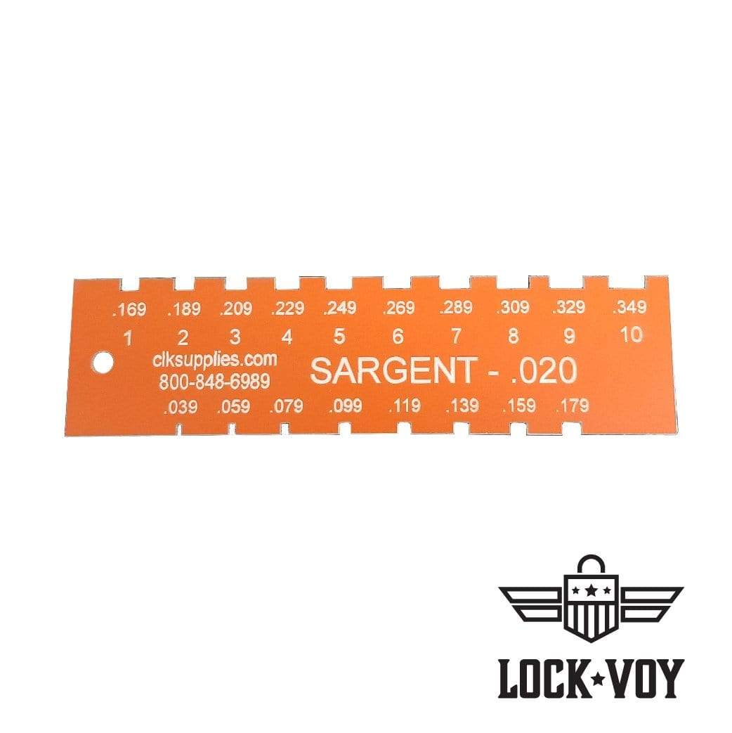 Sargent Pin Gauge