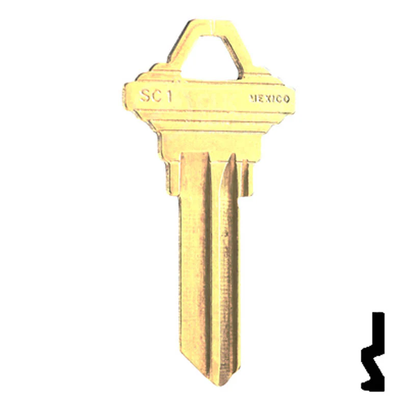 Uncut Key Blank | Schlage | SC1, 1145 - Image 2