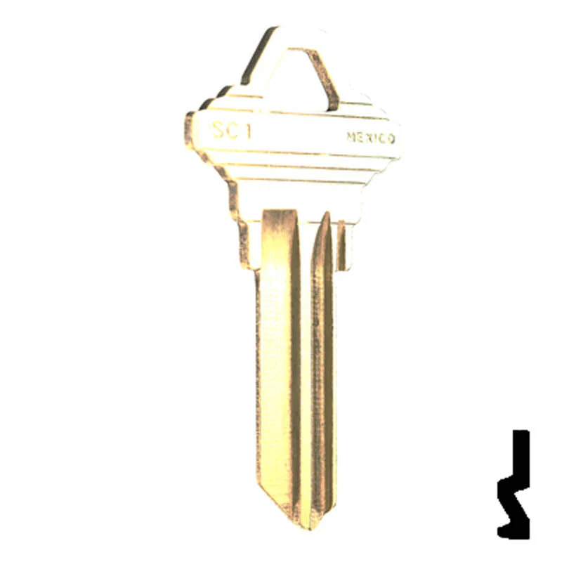 Uncut Key Blank | Schlage | SC1, 1145 - Image 3