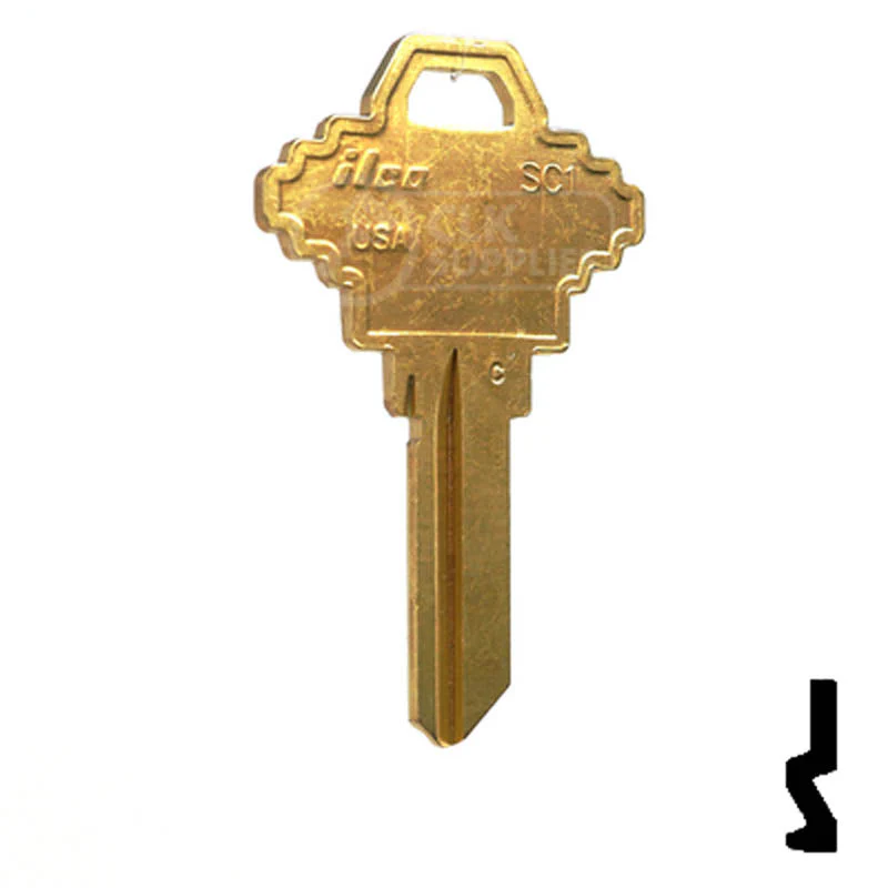 Uncut Key Blank | Schlage | SC1 Big Head (Twice The Size Of A Standard Head) - Image 3