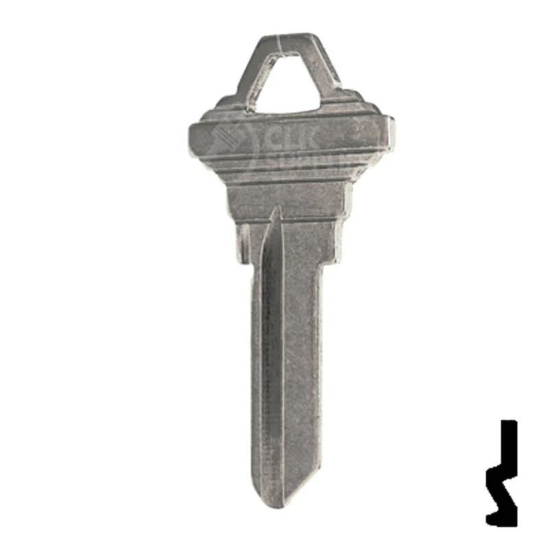 Uncut Key Blank | Schlage | SC1 - Nickel Plated - Image 11
