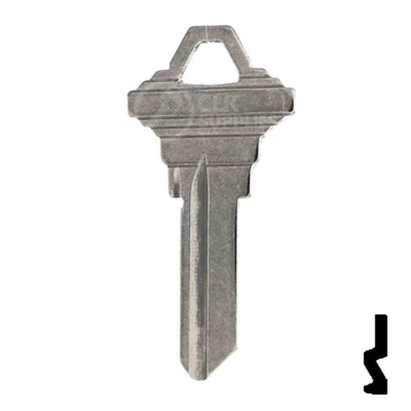 Uncut Key Blank | Schlage | SC1 - Nickel Plated - Image 12