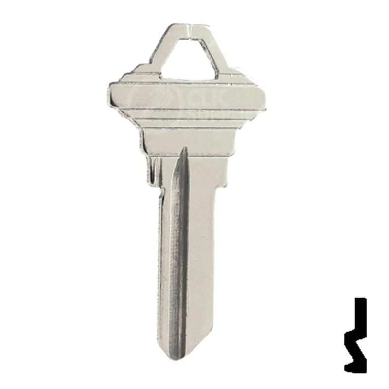 Uncut Key Blank | Schlage | SC1 - Nickel Plated - Image 14