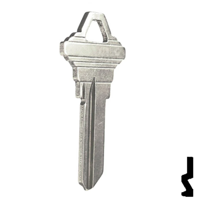 Uncut Key Blank | Schlage | SC1 - Nickel Plated - Image 16
