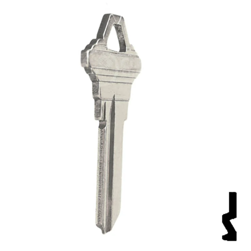 Uncut Key Blank | Schlage | SC1 - Nickel Plated - Image 17