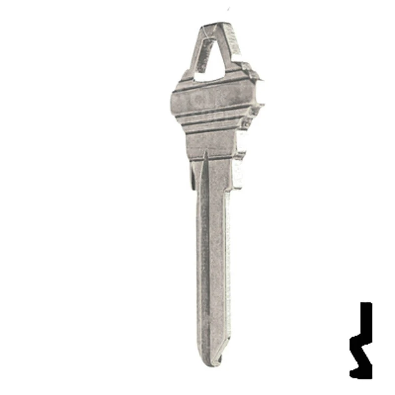 Uncut Key Blank | Schlage | SC1 - Nickel Plated - Image 9