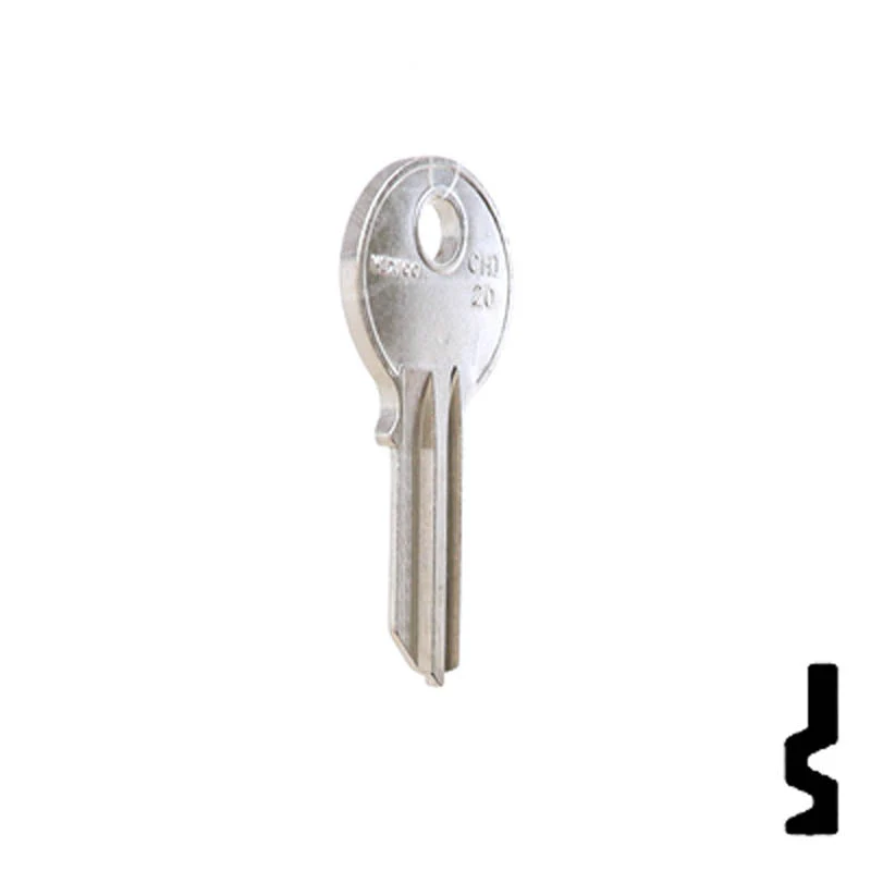 Uncut Key Blank | Chicago | SC1041R, KP2 - Image 16