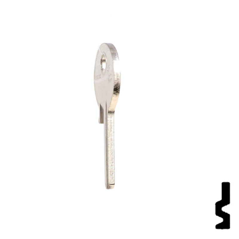 Uncut Key Blank | Chicago | SC1041R, KP2 - Image 8