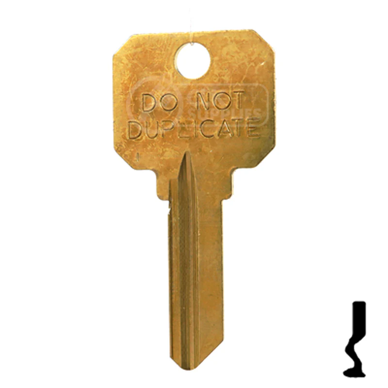 Uncut DND Key Blank | Schlage | SC19 - Image 24