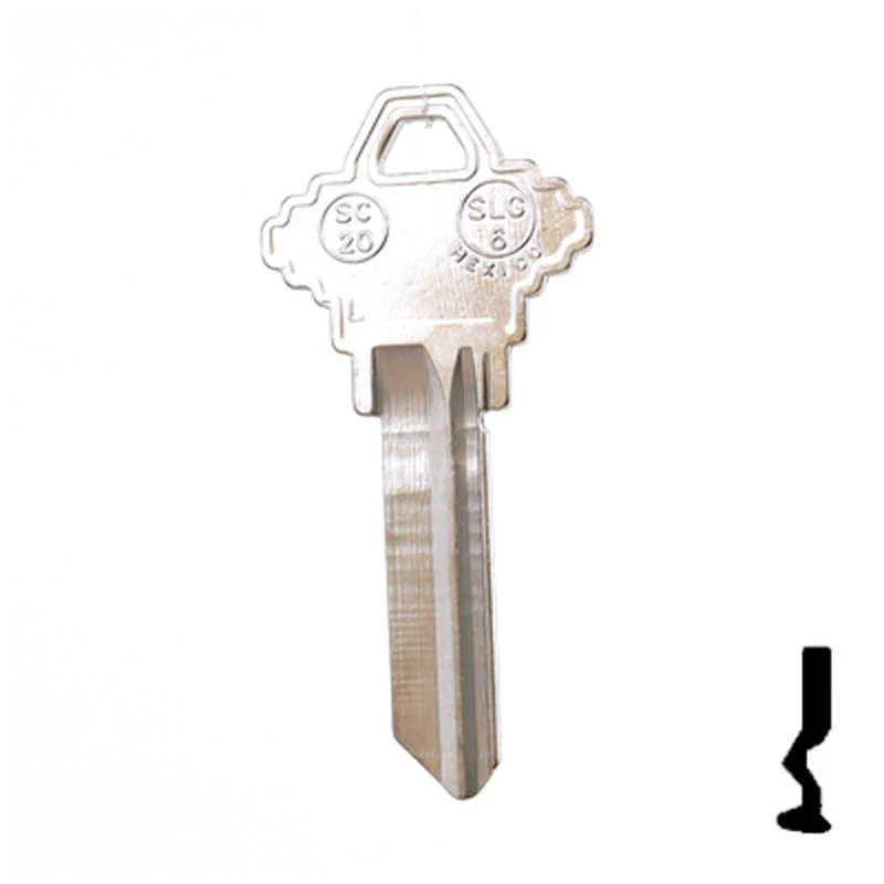 Uncut Key Blank | Schlage | SC20, A1145L - Image 12