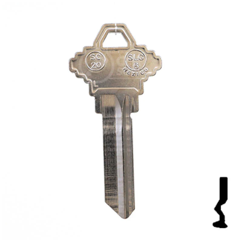 Uncut Key Blank | Schlage | SC20, A1145L - Image 13