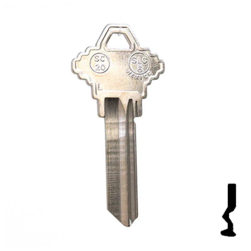 Uncut Key Blank | Schlage | SC20, A1145L - Image 14