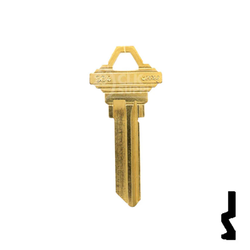 Uncut Key Blank | Schlage | SC4, 1145A