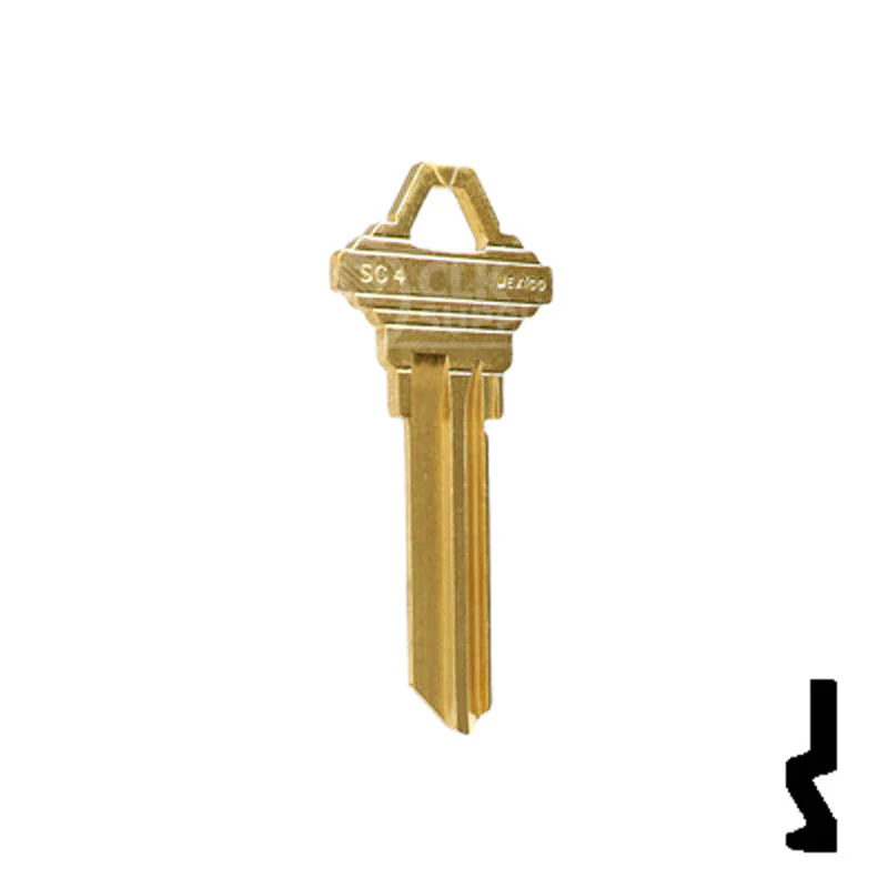 Uncut Key Blank | Schlage | SC4, 1145A - Image 4