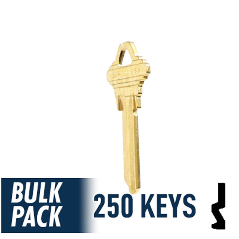 Uncut Key Blank | Schlage | SC4 - 250 Pack by Ilco - Image 22