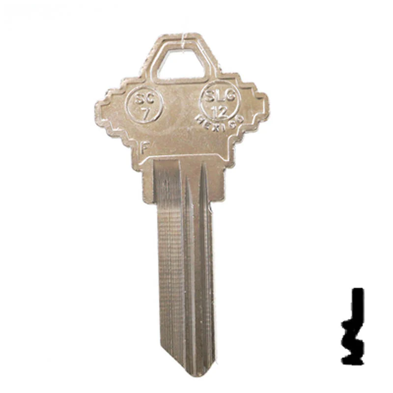 Uncut Key Blank | Schlage | SC7, 1145F - Image 13