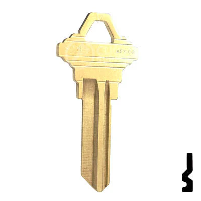 Uncut Key Blank | Schlage | SC8, 1145E - Image 3