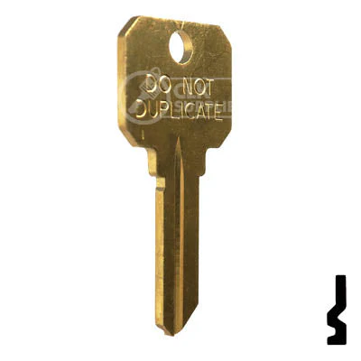 Uncut DND Key Blank | Schlage | SC8 - Image 4