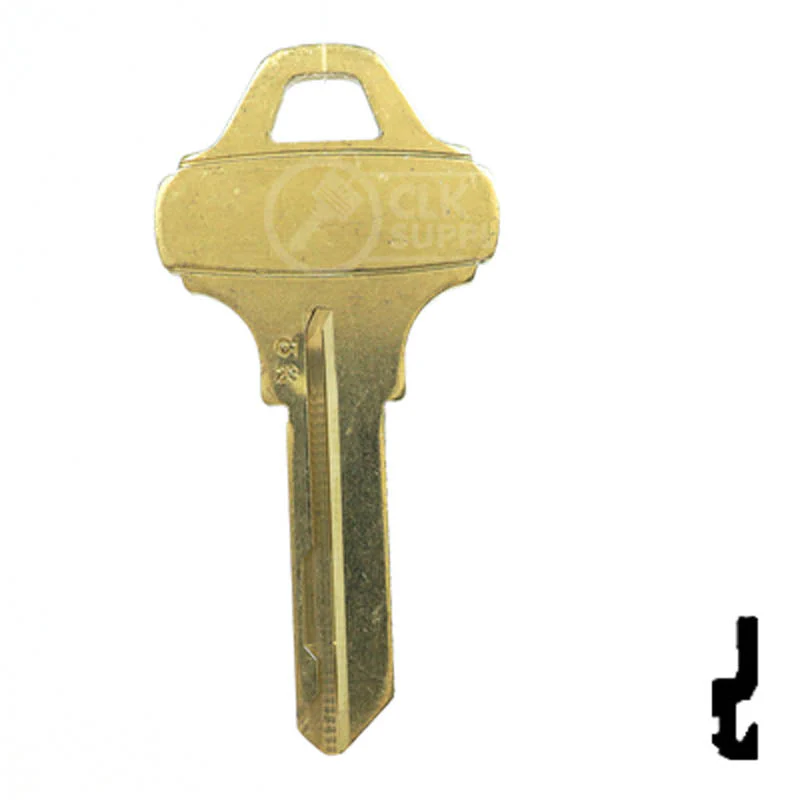 Uncut Key Blank | Schlage Everest | C123 - Image 13