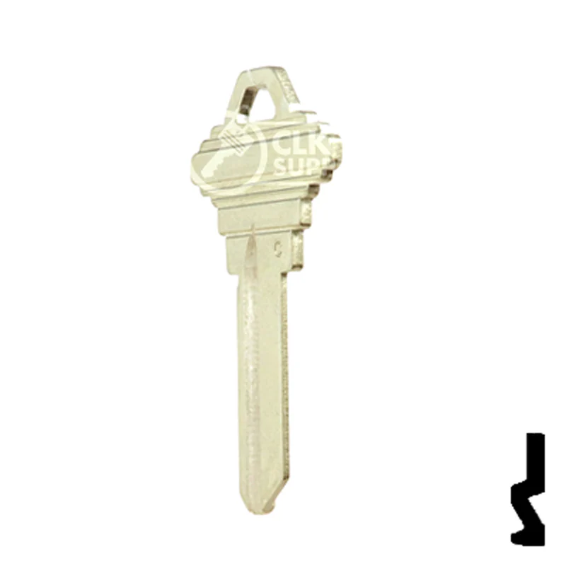 Uncut Key Blank | Schlage | 101C, SC4-NS - Image 10