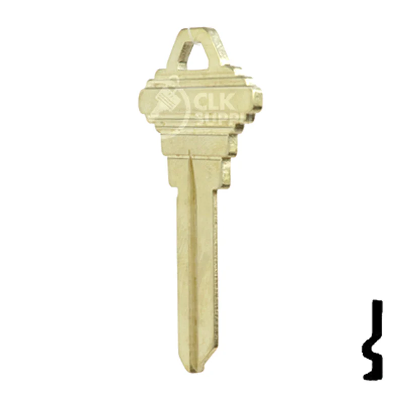 Uncut Key Blank | Schlage | SLG-5S, 101-E, SC9-NS - Image 22