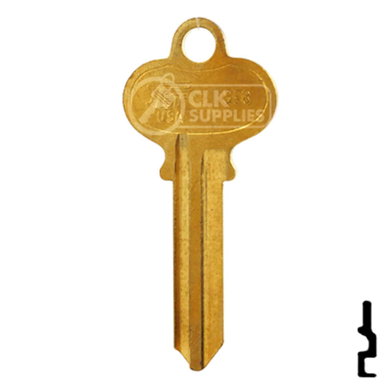 Uncut Key Blank | Segal | SE8-BR - Image 24