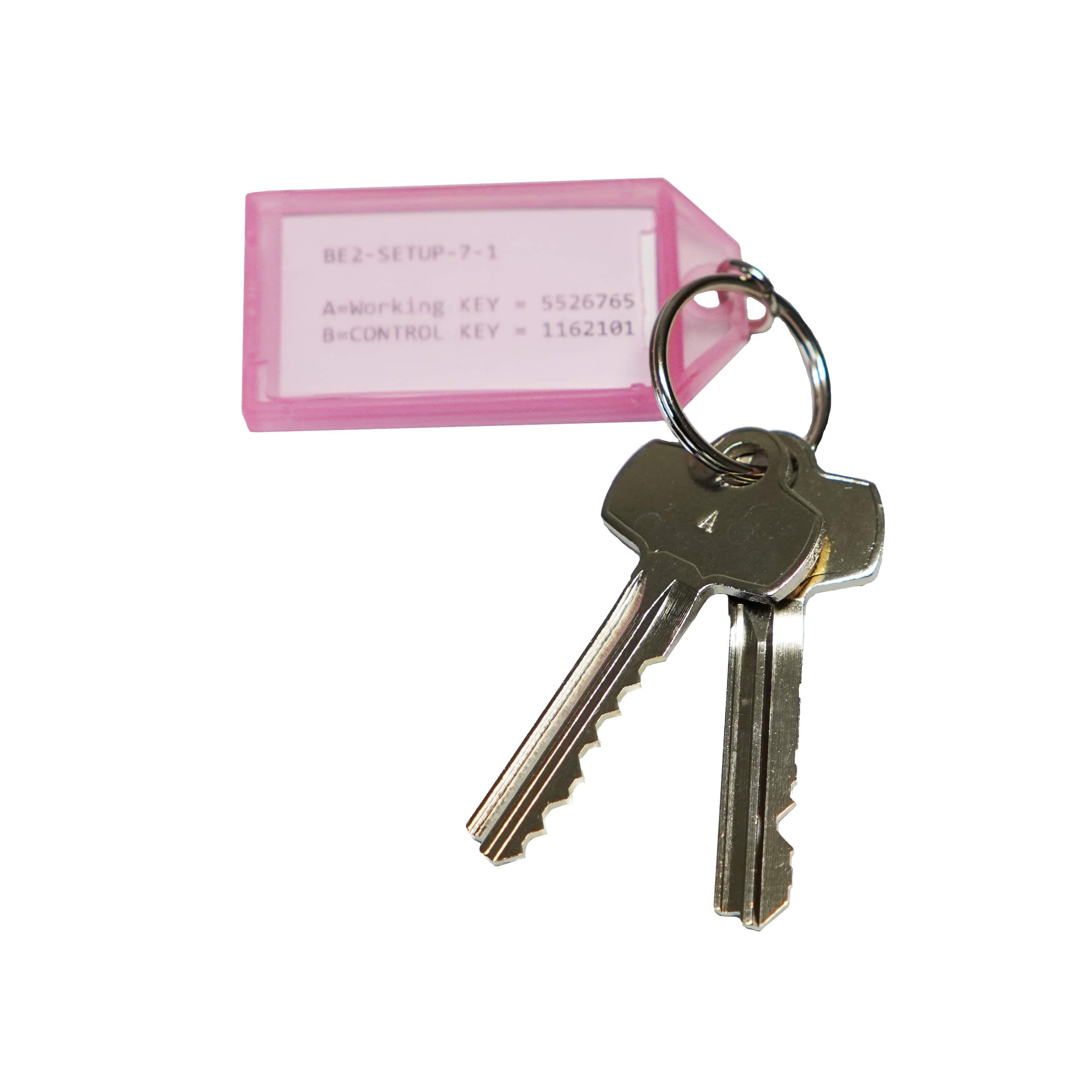 SFIC A2 7 Pin Setup Keys with Pinning Chart