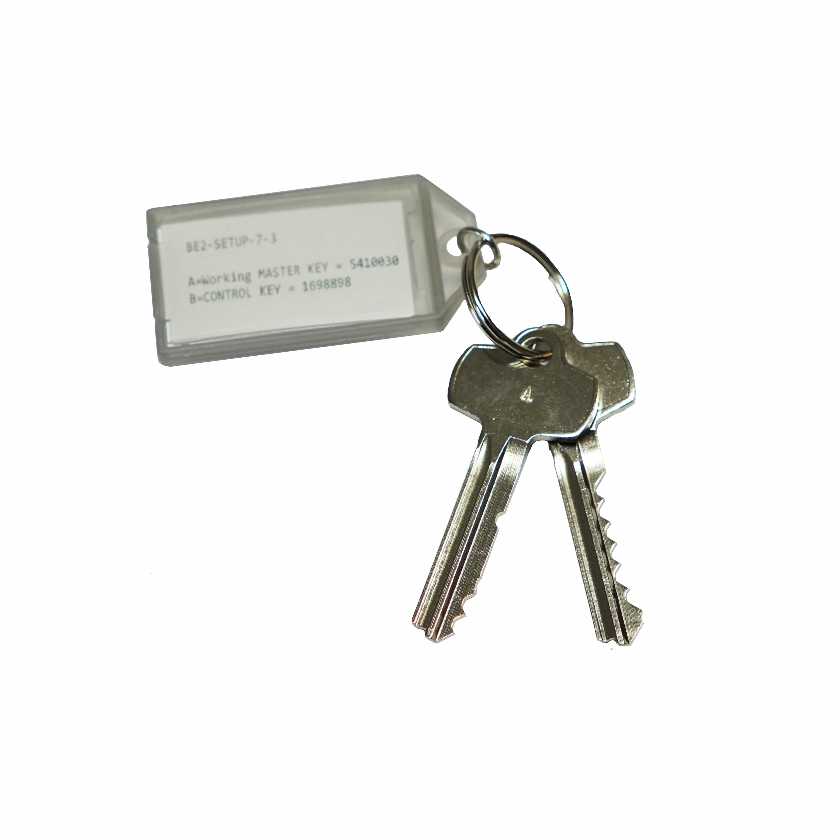 SFIC A2 7 Pin Setup Keys with Pinning Chart - Image 4