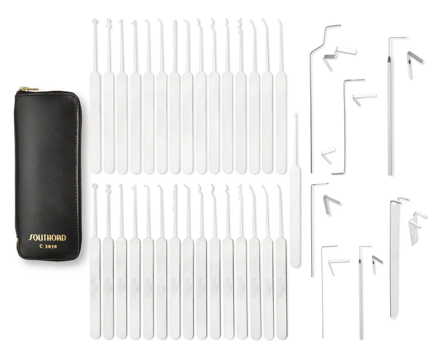 SouthOrd 38pc Slim Line Type Lock Pick Set