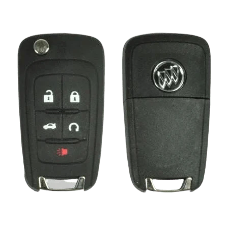 5 Button PEPS Flip Key | Strattec | 5912559 - Buick Logo