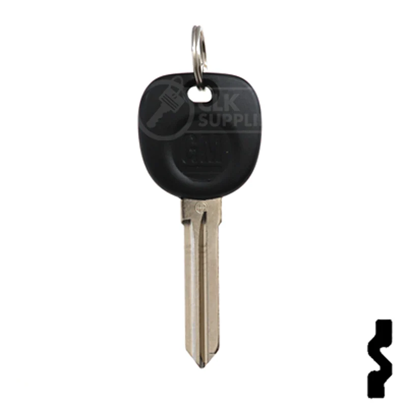 Uncut Transponder Key Blank | 5928819 | GM Logo Circle Plus