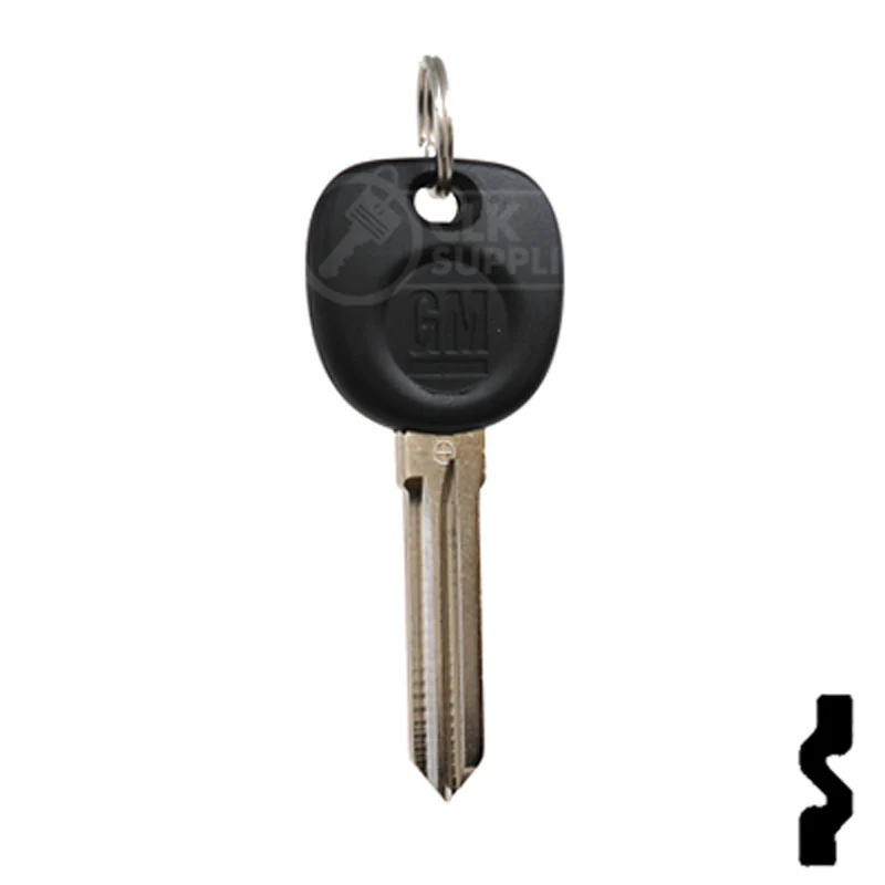 Uncut Transponder Key Blank | 5928819 | GM Logo Circle Plus - Image 2