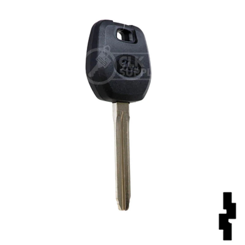 OEM Uncut "H' Transponder Key |  Subaru |  TOY43RH-PT - Image 4