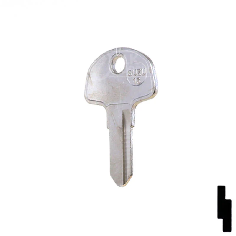 Uncut Key Blank | Suzuki Motorcycle | SUZ10 - Image 11