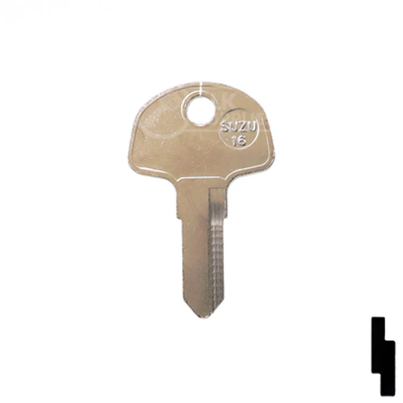 Uncut Key Blank | Suzuki Motorcycle | SUZ10 - Image 13