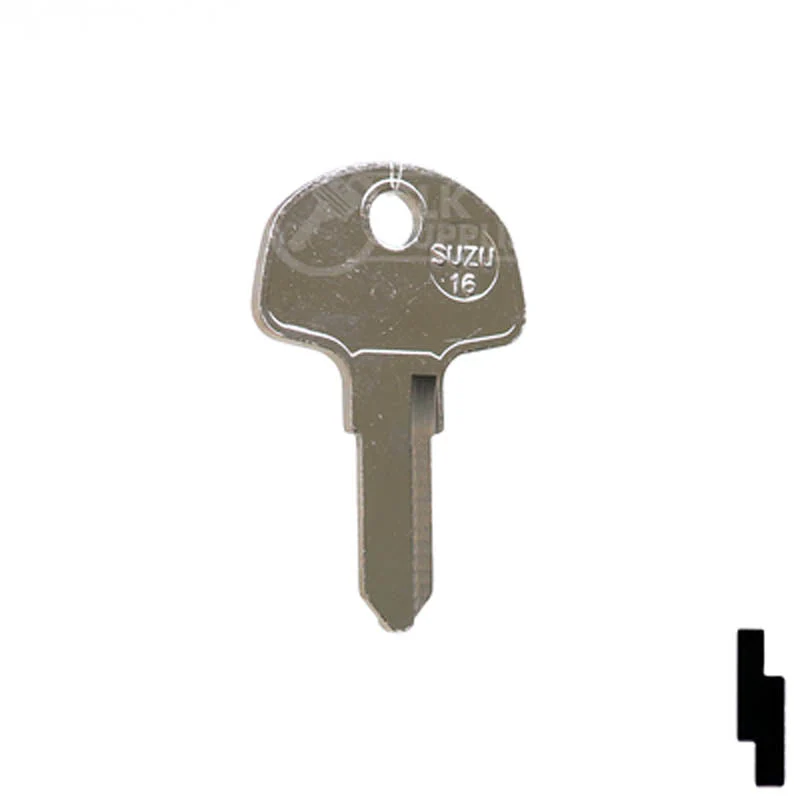 Uncut Key Blank | Suzuki Motorcycle | SUZ10 - Image 15