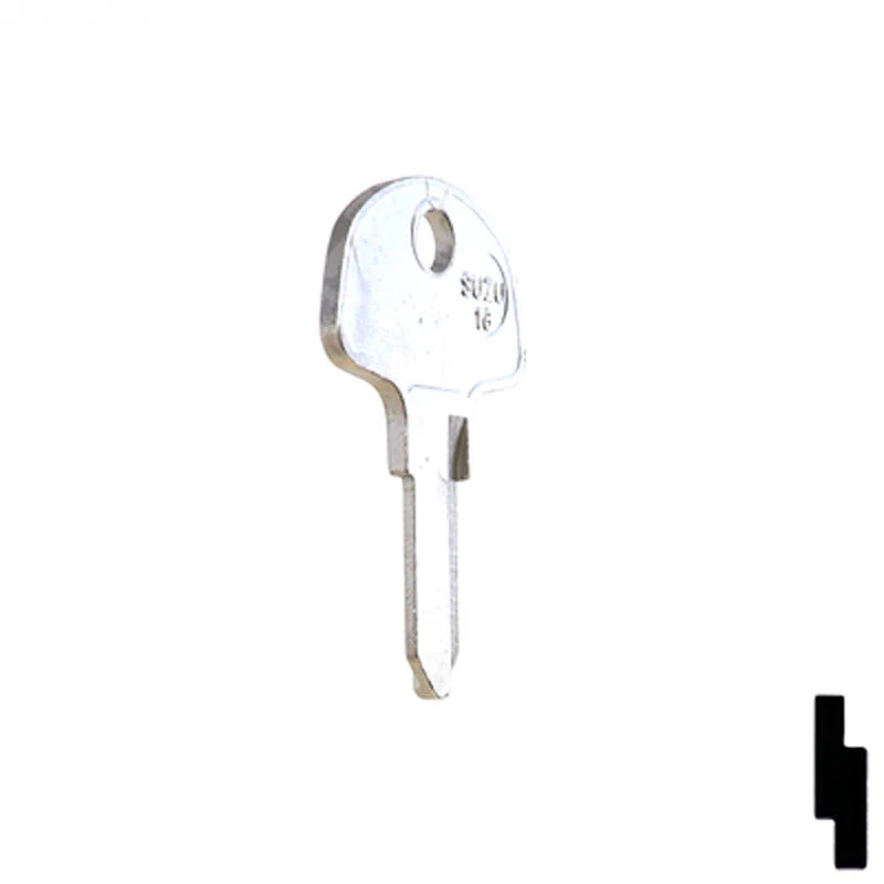 Uncut Key Blank | Suzuki Motorcycle | SUZ10 - Image 17