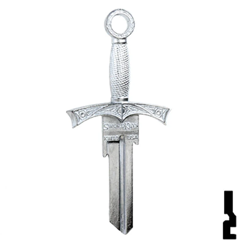 Uncut Key Blank | Forged , SWORD , Kwikset | KW1, KW10 - Image 2