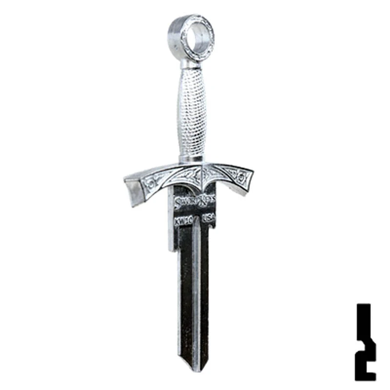 Uncut Key Blank | Forged , SWORD , Kwikset | KW1, KW10 - Image 4