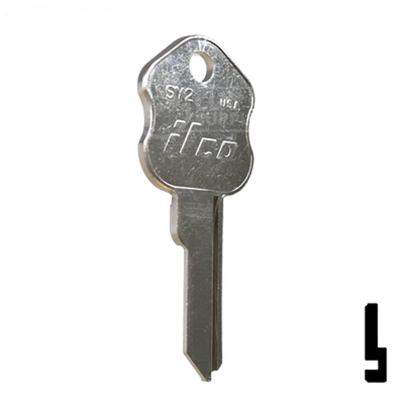 Uncut Key Blank | Security, Kumahira | SY2 - Image 3