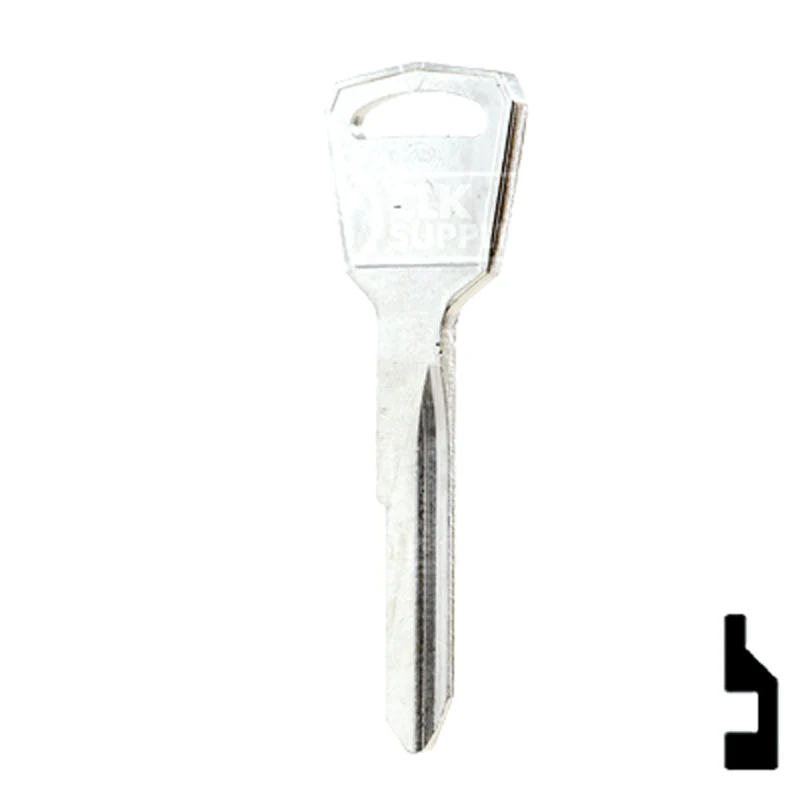 Uncut Key Blank | Toyota Forklift, Chrysler | TA6, TOYO-25 - Image 9