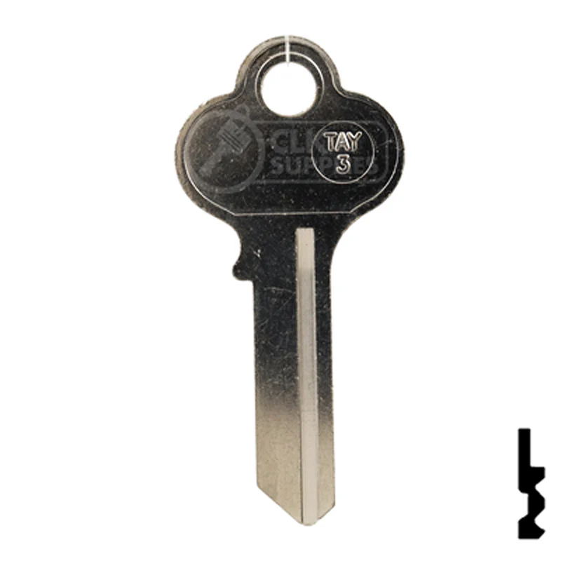 Uncut Key Blank | Taylor | T7, TAY-3 - Image 13