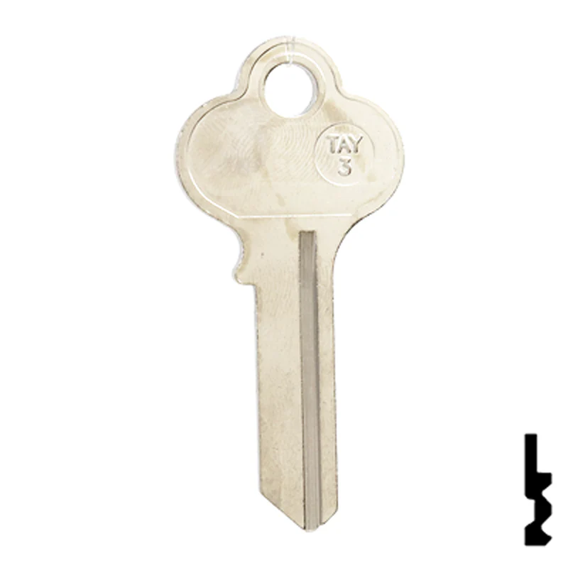 Uncut Key Blank | Taylor | T7, TAY-3 - Image 14