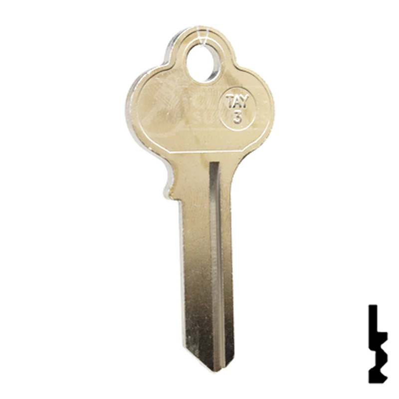 Uncut Key Blank | Taylor | T7, TAY-3 - Image 15