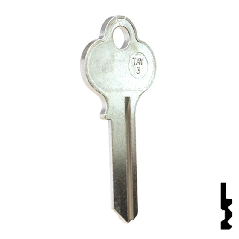 Uncut Key Blank | Taylor | T7, TAY-3 - Image 16